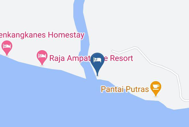 Raja Ampat Regency - Wapnansan Homestay Maps