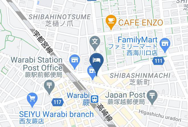 Kawaguchi City - Warabi Palace Hotel Maps