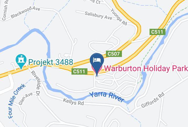 Yarra Ranges - Warburton Holiday Park Maps