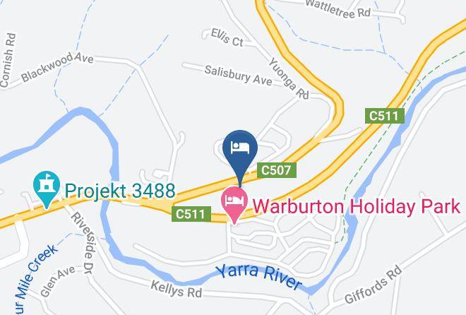 Yarra Ranges - Warburton Motel Maps