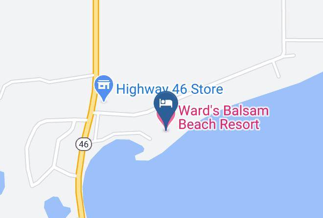 Polk - Ward's Balsam Beach Resort Maps