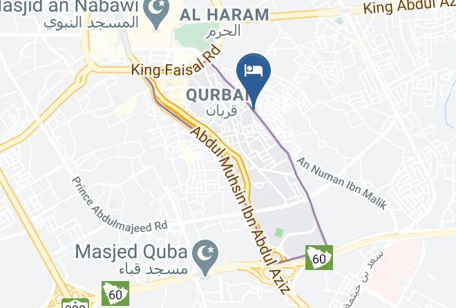 Medina - Warda Al Zehour Hotel Maps