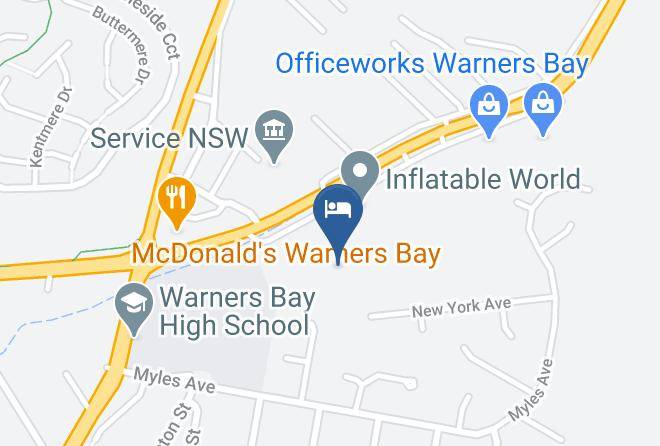 Lake Macquarie - Warners At The Bay Maps