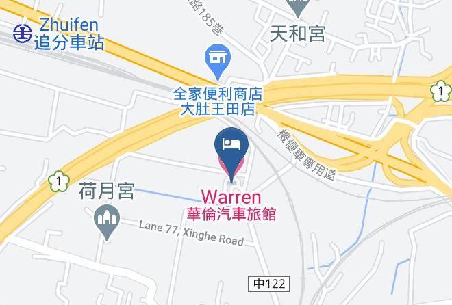 Warren Motel Map