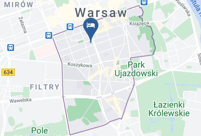Warsaw - Warsaw Concept Apart Hotel Maps