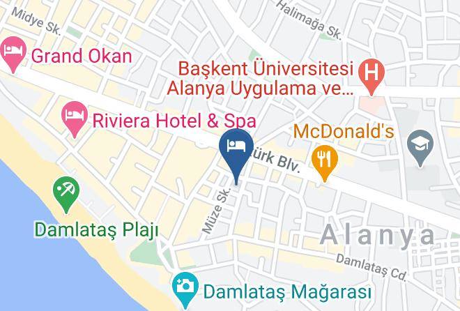 Alanya - Wasa Hotel Alanya Maps