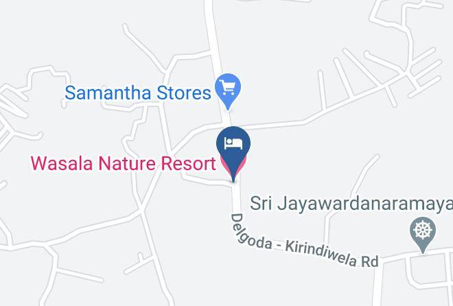 Colombo - Wasala Nature Resort Maps