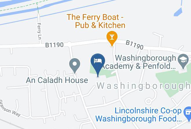 Lincs - Washingborough Hall Hotel Maps