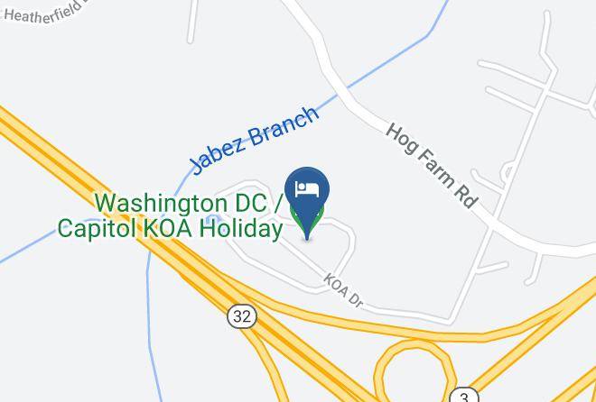 Anne Arundel - Washington Dc Capitol Koa Holiday Maps