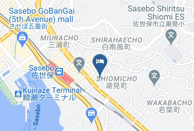 Sasebo City - Washington Hotel Sasebo Maps