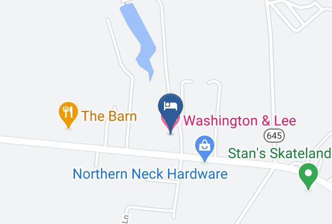 Washington & Lee Motel Map