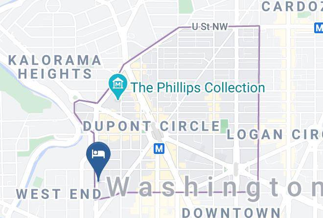 Washington Marriott Georgetown Map