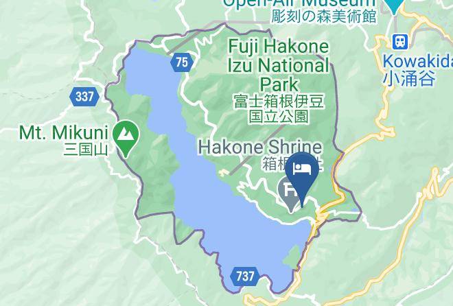 Hakone Townashigarashimo District - Washintei Hogetsu Maps