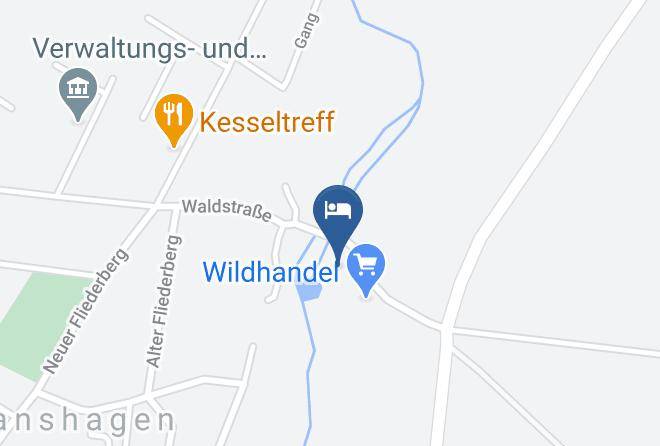 Wassermuhle Hanshagen Map