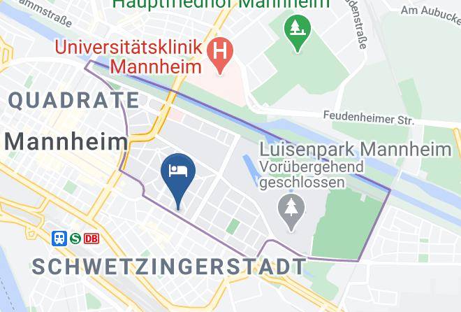 Mannheim - Wasserturmhotel Mannheim Maps
