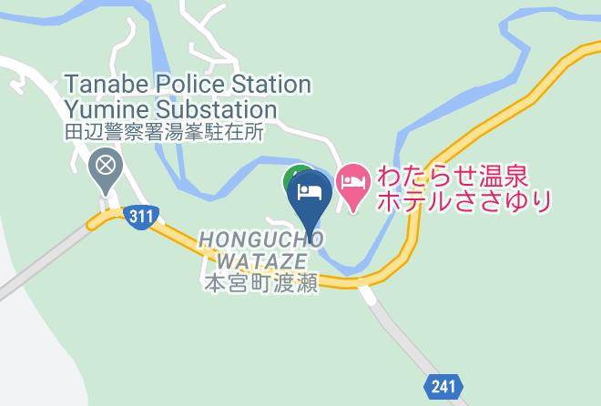 Tanabe City - Watase Onsen Hotel Yamayuri Maps