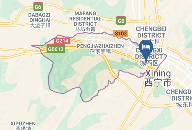 Xining - Water Conservancy Hotel Maps