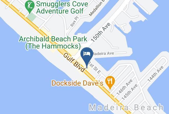 Pinellas - Water Front Condo St Pete Beach Florida Maps