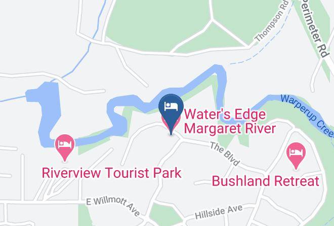 Augusta Margaret River - Water's Edge Margaret River Maps