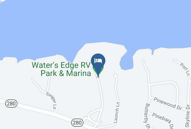 Calloway - Water's Edge Rv Park & Marina Maps