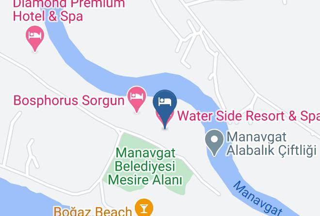 Manavgat - Water Side Resort & Spa Maps