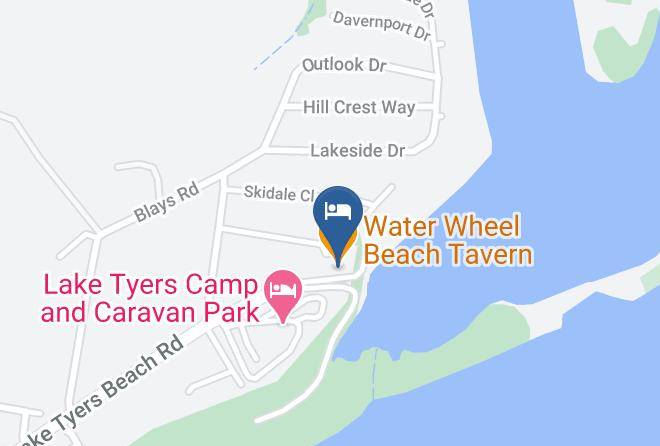 East Gippsland - Lake Tyers Beach Maps