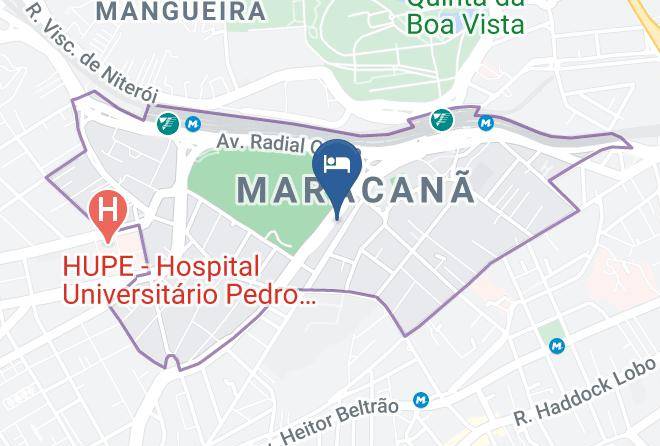 Rio De Janeiro Maracana - Aquarela Cama E Cafe Maps