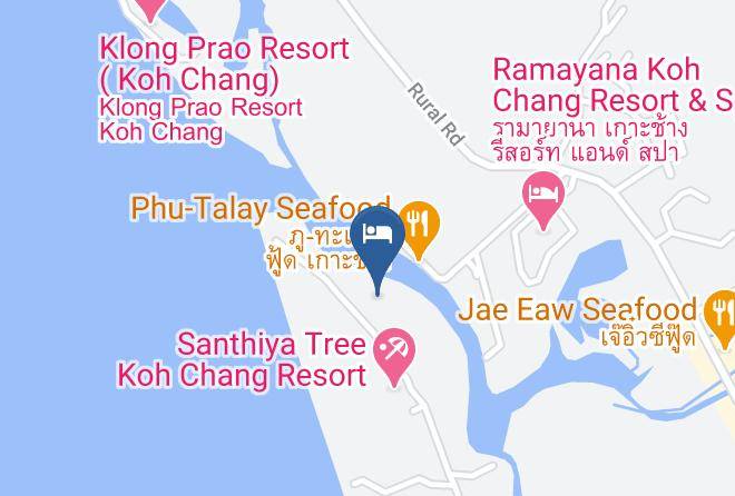 Amphoe Ko Chang - Watercolours Boutique Resort Maps