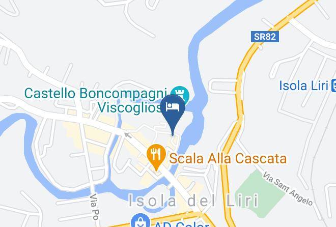 Frosinone - Waterfall Vicolo V Maps