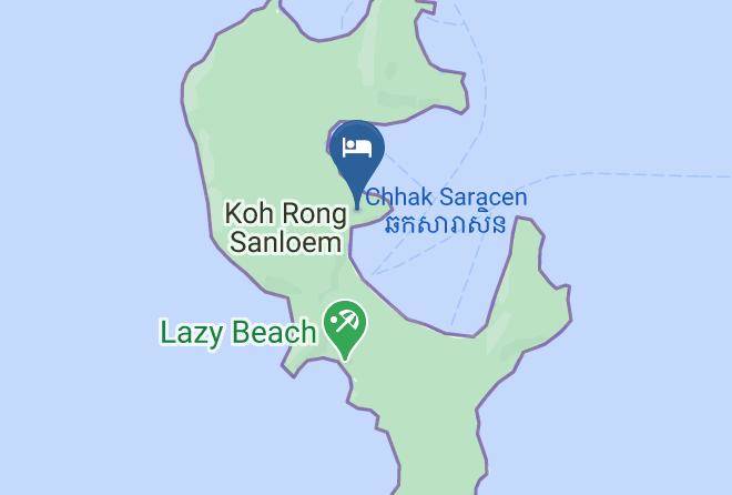Preah Sihaknuk Town - Waterfall Bungalow Maps