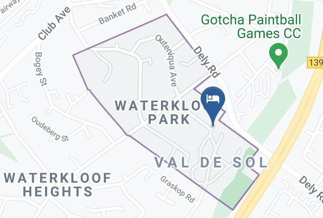 City Of Tshwane - Waterfalls Boutique Hotel Pretoria Maps
