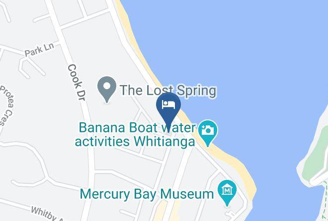 Thames Coromandel - Oceans Resort Boutique Maps