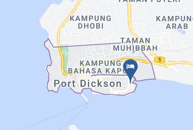 Port Dickson - Waterfront Boutique Hotel Maps
