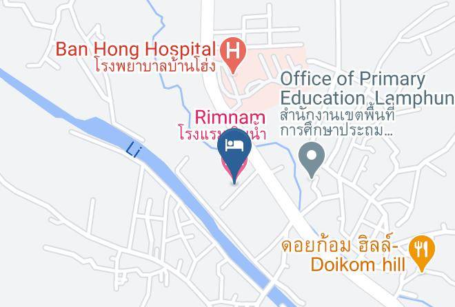 Amphoe Ban Hong - Waterfront Hotel Maps