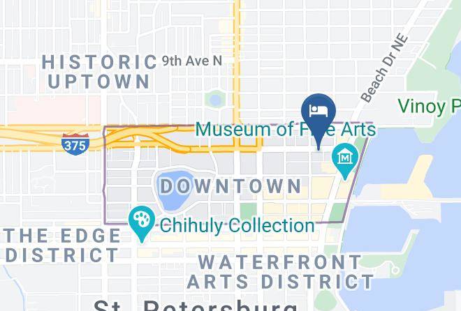 Watergarden Inn At The Bay Map