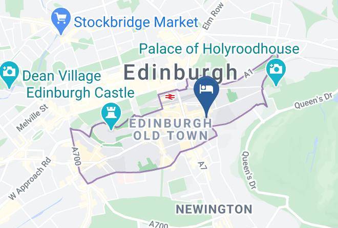 Edinburgh City - Travelodge Edinburgh Central Maps