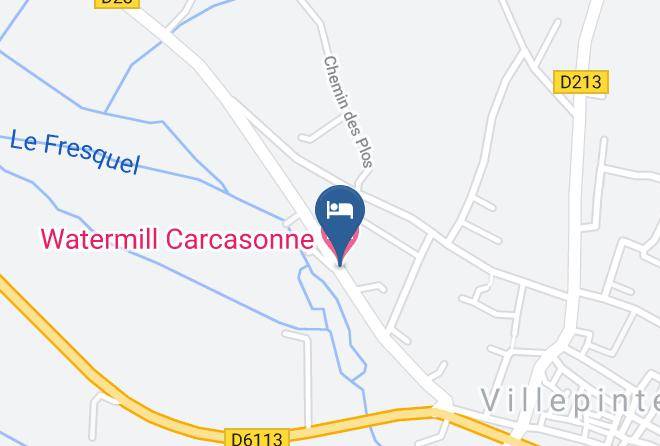 Aude - Watermill Carcasonne Maps