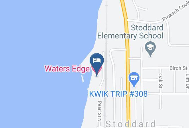 Vernon - Waters Edge Motel Maps