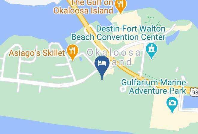 Okaloosa - Waterscape By Dale E Peterson Vacations Maps