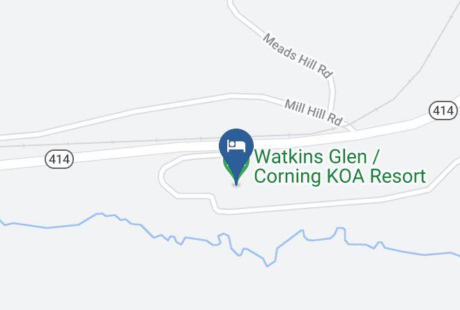 Watkins Glen Corning Koa Resort Map