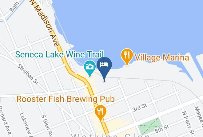 Schuyler - Watkins Glen Harbor Hotel Maps