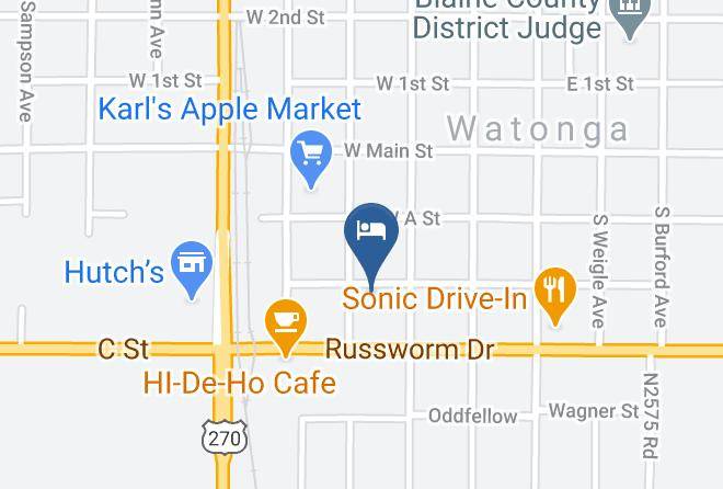 Blaine - Watonga Motel Maps