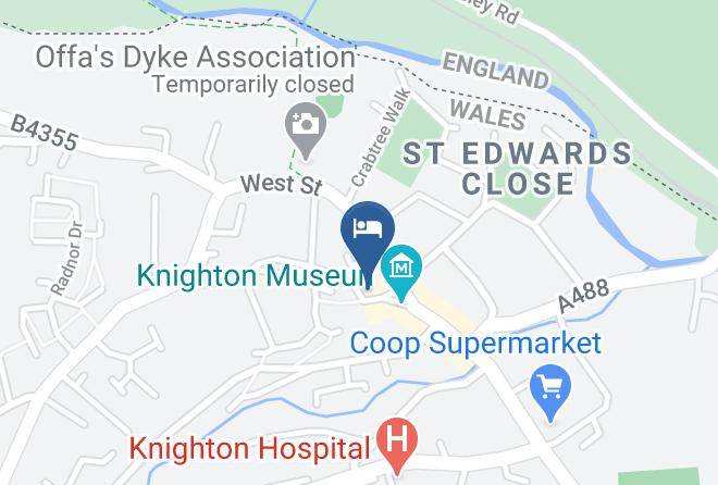 Powys - Watson's B&b Maps