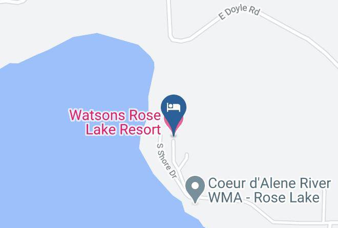 Kootenai - Watsons Rose Lake Resort Maps