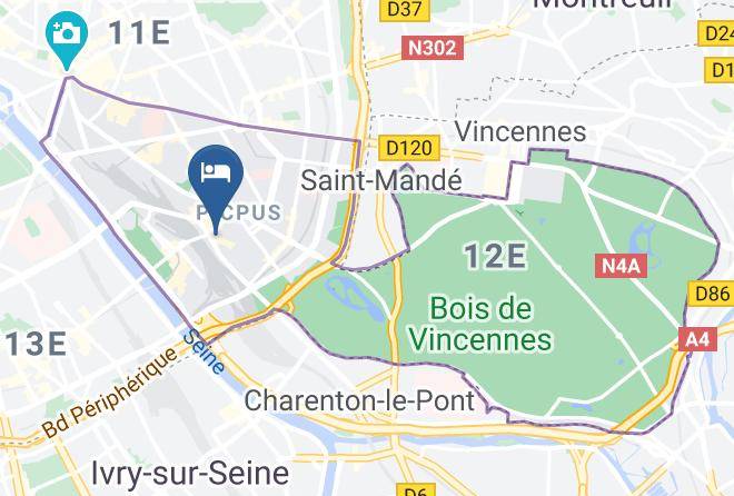 Paris - Wattignies Hotel Maps