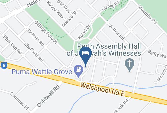 Kalamunda - Wattle Grove Motel Maps