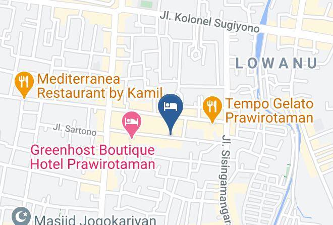 Kota Yogyakarta - Watu Lumbung Culture Resort Maps