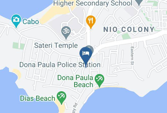 Panaji - Wave Beach Hotel Panjim Goa Maps