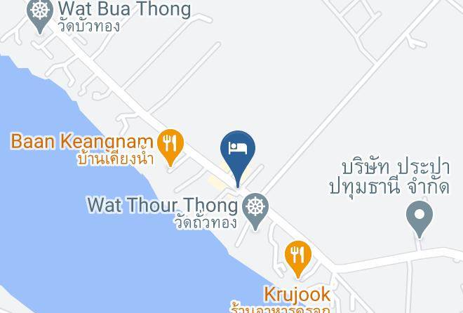 Amphoe Sam Khok - Wave Side Restaurant & Resort Maps