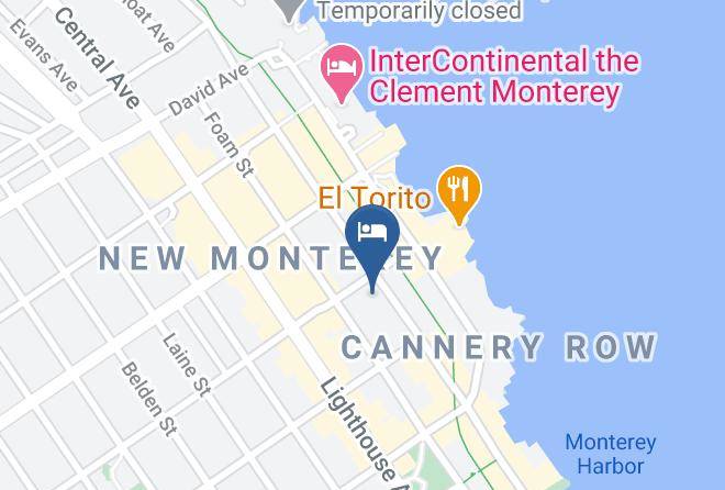 Monterey - Wave Street Inn Maps